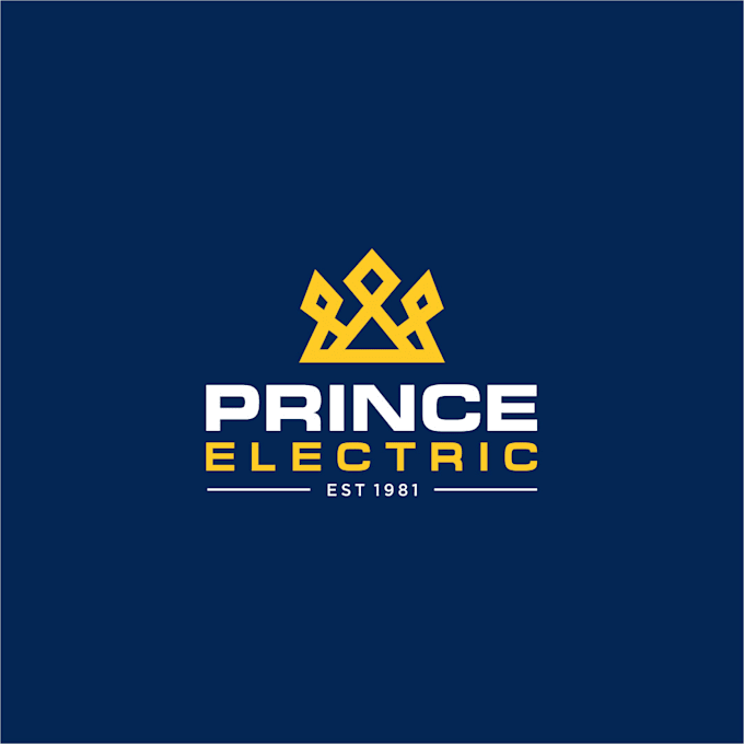 creation elegant electrician logo within 24 hours