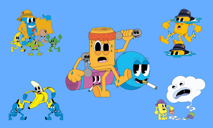 Fun Cartoon Style Create digital illustration in a fun cartoon style by Cyrillbel | Fiverr