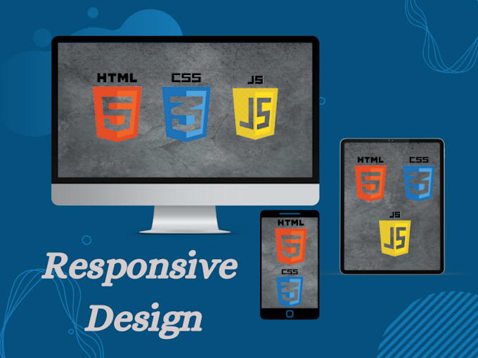 Build you a stunning responsive website using html, css, and bootstrap ...