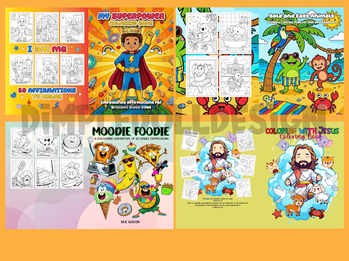 create a highly profitable kids coloring book for your KDP business