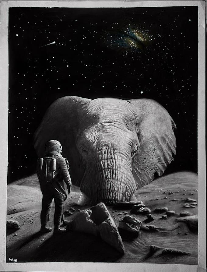 do a drawing of anything you imagine super realistic