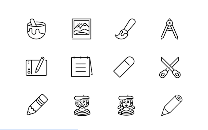 design professional custom vector icons