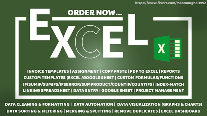 be your google sheets and excel expert