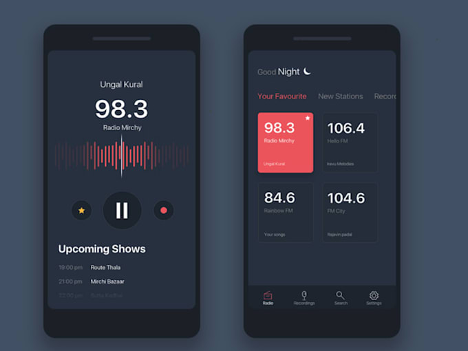 Develop online radio streaming app, radio station mobile app by