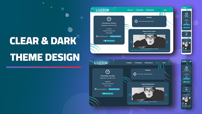 develop a creative and professional UI UX design for you