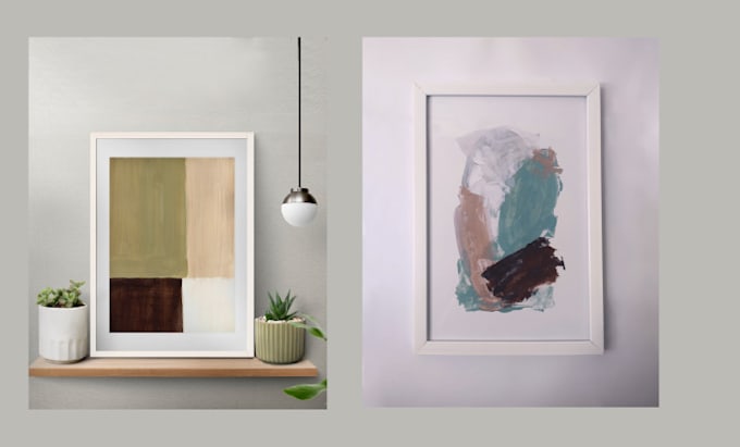 Design printable abstract wall art for etsy by Blossomsdesign | Fiverr