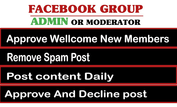 be your facebook page manager and content creator