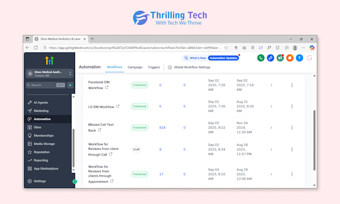 be your gohighlevel expert for crm, sales funnels builder, workflows automations