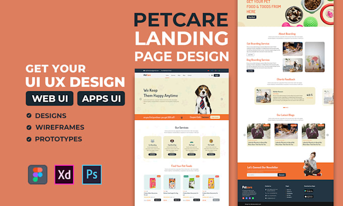 Do modern landing page ui ux design, web template ui design by Rayhan ...