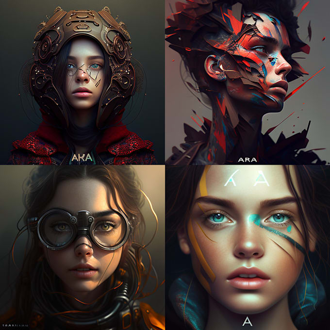 Blend art and technology to create unique masterpieces by Ai