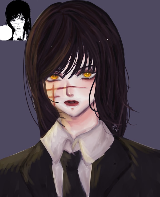 draw your characters semirealism