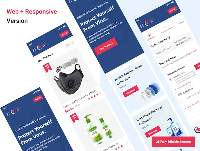 design health care medical website