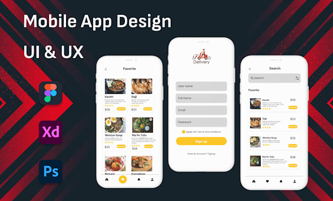 Design a unique ui ux mobile app by Aliyan_666 | Fiverr