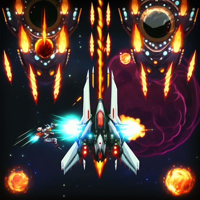 Develop amazing space shooter game with unity by Rominv12 | Fiverr