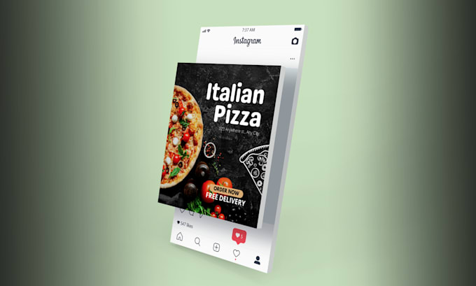 provide editable templates for restaurant food on canva