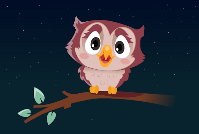 draw a cute illustration character