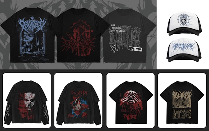 create streetwear and streetstyle grunge designs for clothes