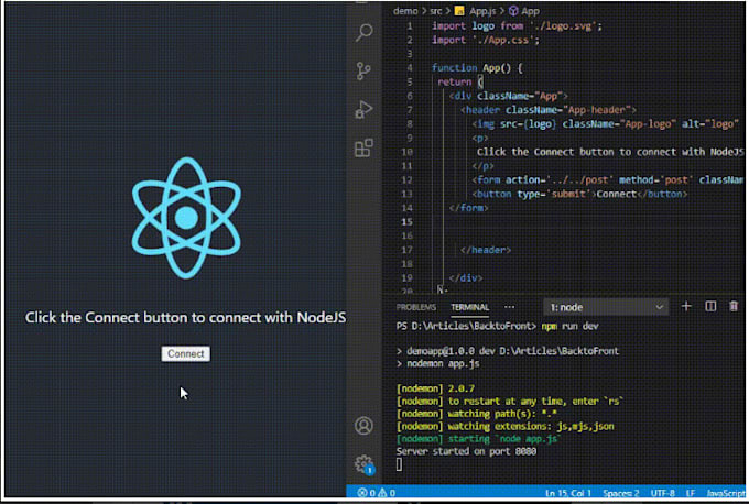 Create web app using react js and node js by Hasnat_shahid | Fiverr