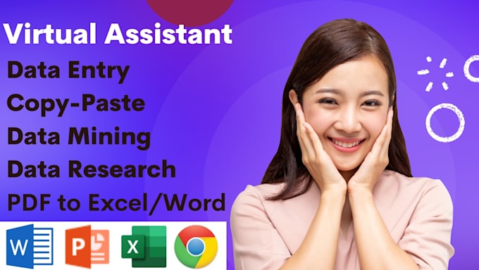 do web search and excel data entry