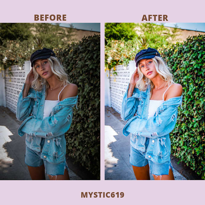 Color grade your instagram photos using lightroom by Mystic619 | Fiverr