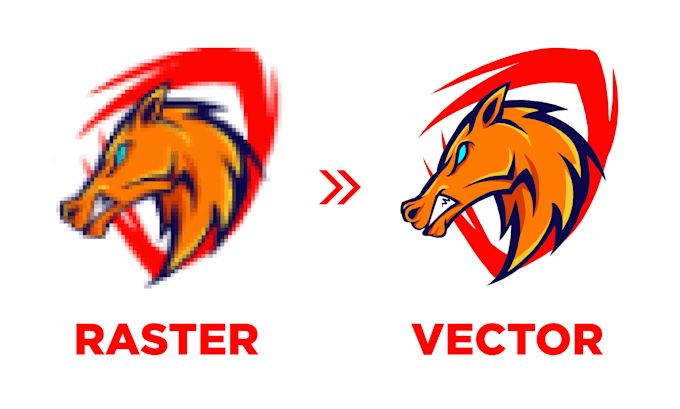 do vector tracing, vectorize, recreate, redraw or convert logo to vector