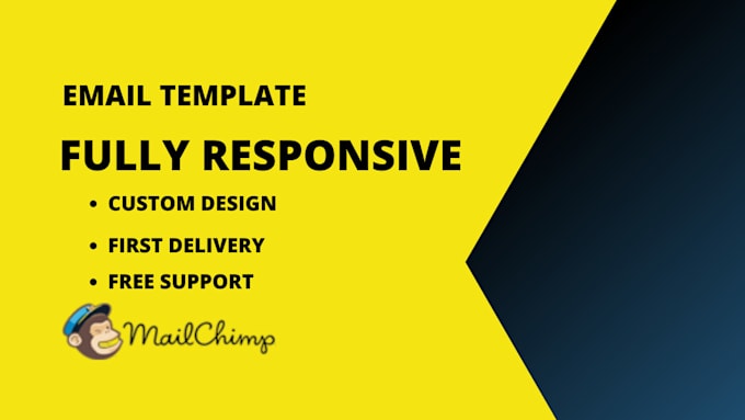 design editable HTML email template, responsive email template, or newsletter