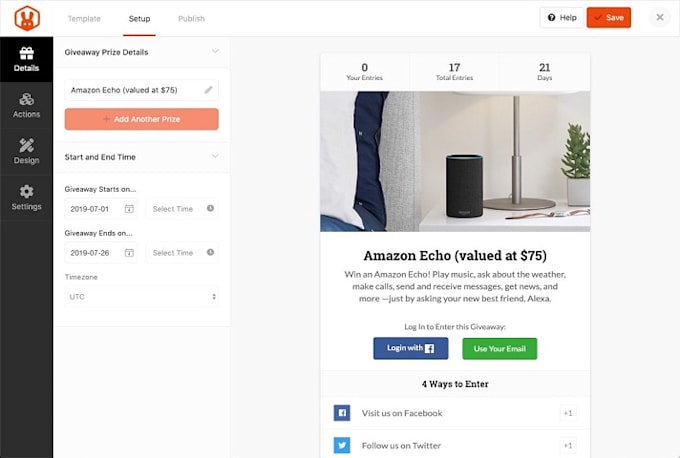 install raffle press pro on your wordpress website