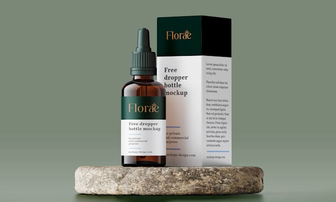 design cbd or hemp product packaging box and label