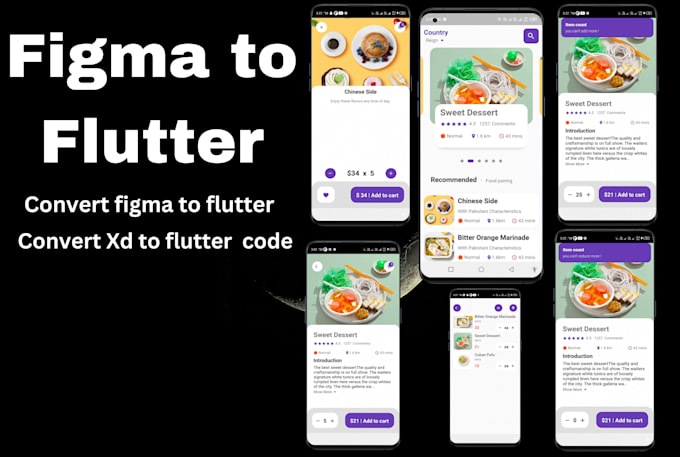 convert your app UI design into flutter code flutter ui