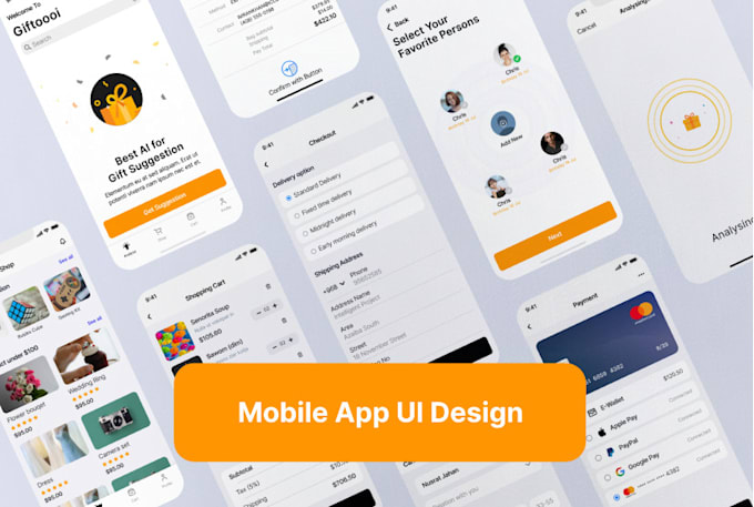 redesign your mobile and website UI UX in figma