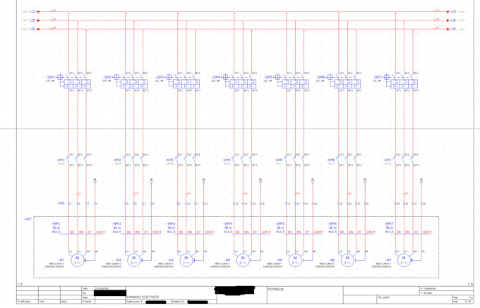electrical project for industrial or control panels