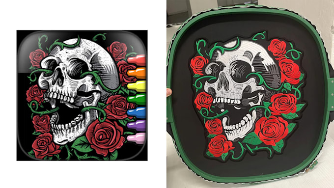 do complex jacket design embroidery in emb, pes, dst, vp3