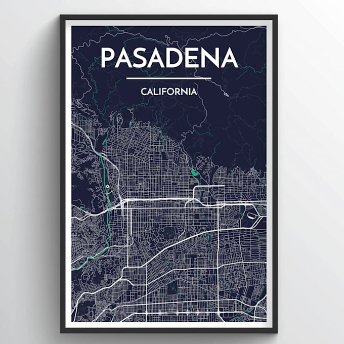 Create a custom city map posters, printable map art by Thelogoeditor