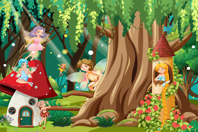 creative children illustrations book and covers