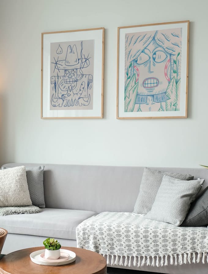 create  hand made printable wall art  for your home