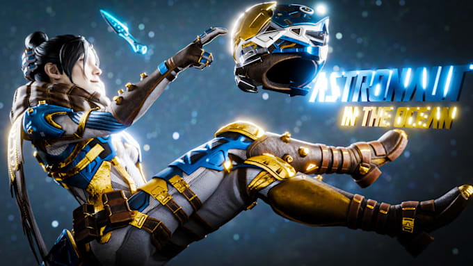 make creative and 3d apex legend or valorant HD thumbnail