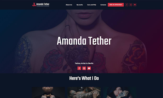 This esports website template by Ardilan ivan Fiverr