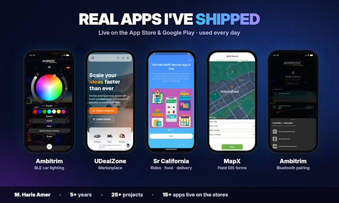 develop your flutter mobile app for android and ios