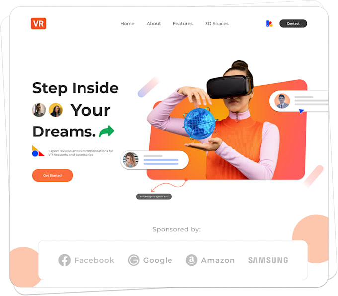 do professional custom website UI UX design in figma