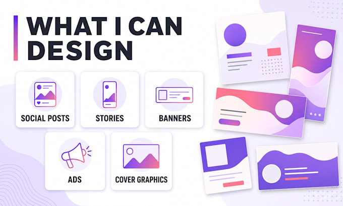 design engaging social media posts and banners