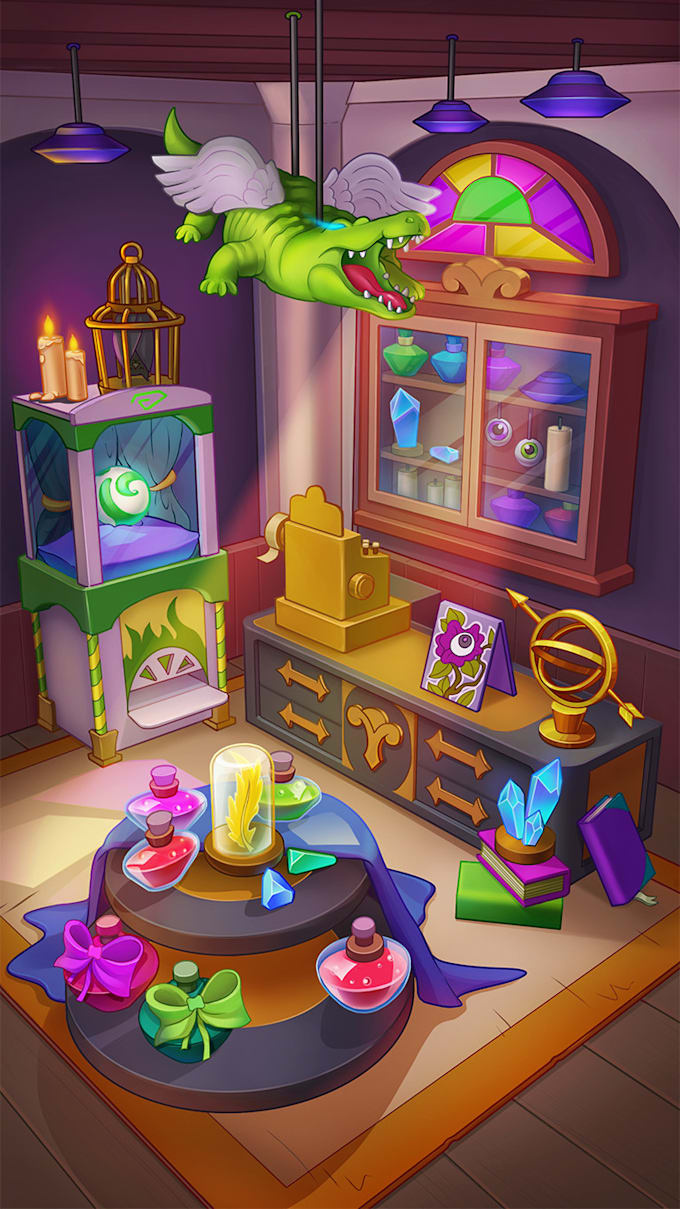create 2d environment art for your game