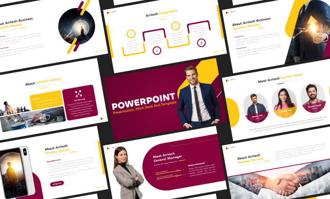design business powerpoint presentation and pitch deck