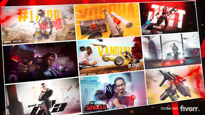 design unique HD thumbnails for youtube