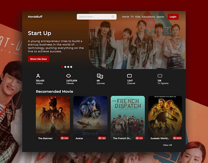 design website UI UX
