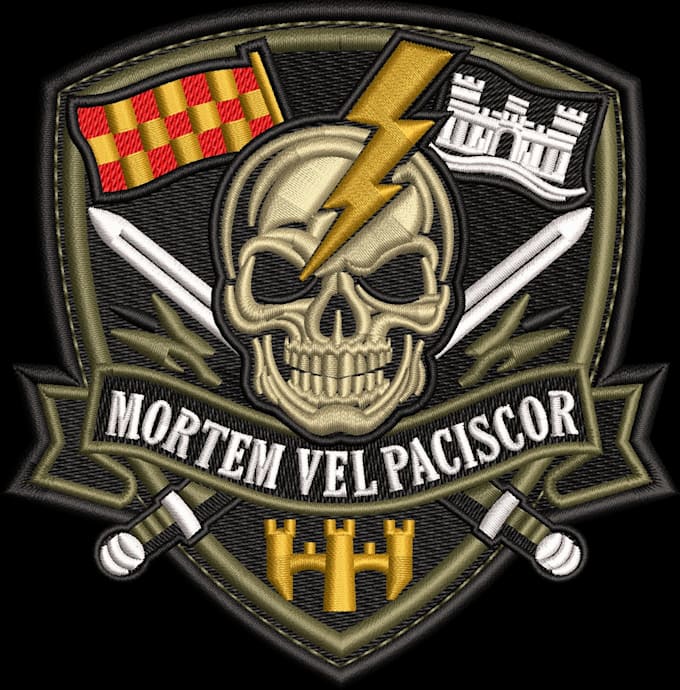 digitize image for embroidery digitizing logo, embroidery patch design in dst