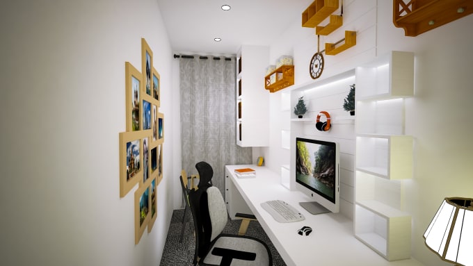 design interior your gaming room streaming study in 6 hours