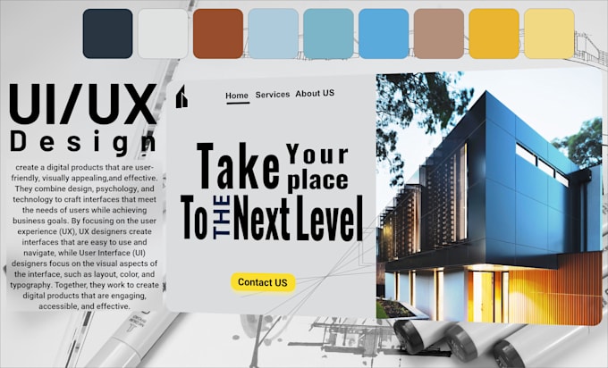 Make a professional ui ux design by Alkagh | Fiverr