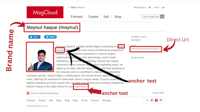 create high authority dofollow profile backlinks manual work