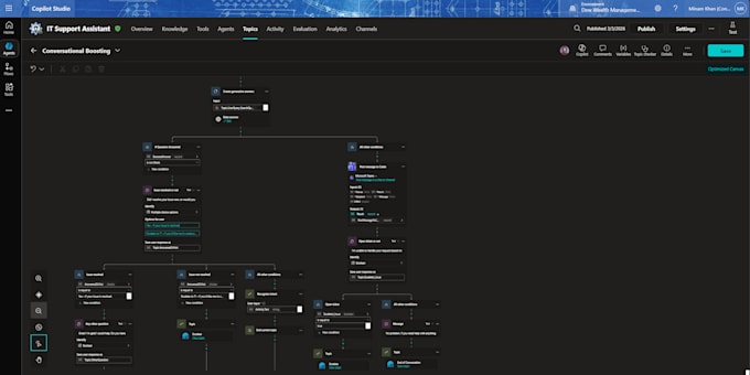 build microsoft copilot studio ai chatbot and automation agent