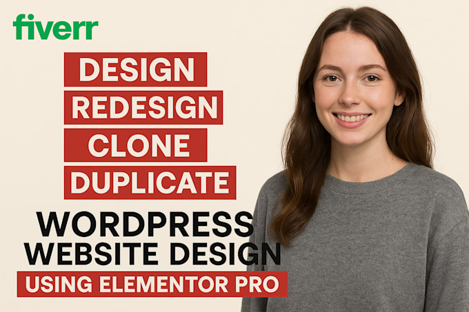 do any wordpress customization or redesign wordpress website with elementer pro